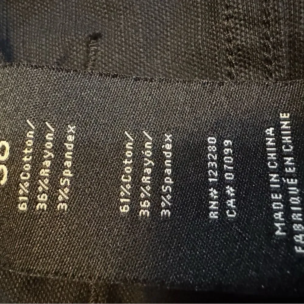 Travis Matthew Men’s Black Performance Straight Leg Lightweight Casua Golf Pants